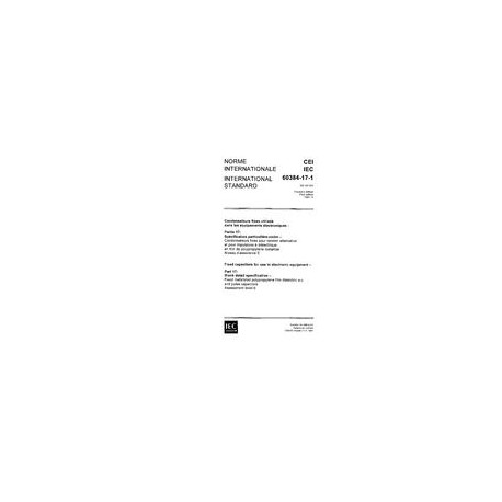 IEC 60384-17-1 Ed. 1.0 b:1987