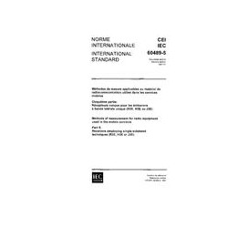 IEC 60489-5 Ed. 2.0 b:1987