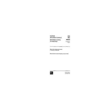 IEC 60833 Ed. 1.0 b:1987