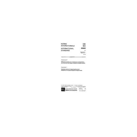 IEC 60682 Amd.1 Ed. 1.0 b:1987