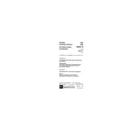 IEC 60384-16 Amd.1 Ed. 1.0 b:1987