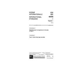 IEC 60558 Amd.1 Ed. 1.0 b:1987