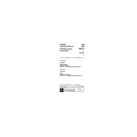 IEC 60598-2-1 Amd.1 Ed. 1.0 b:1987