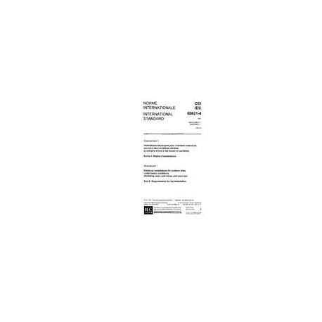 IEC 60621-4 Amd.1 Ed. 1.0 b:1987