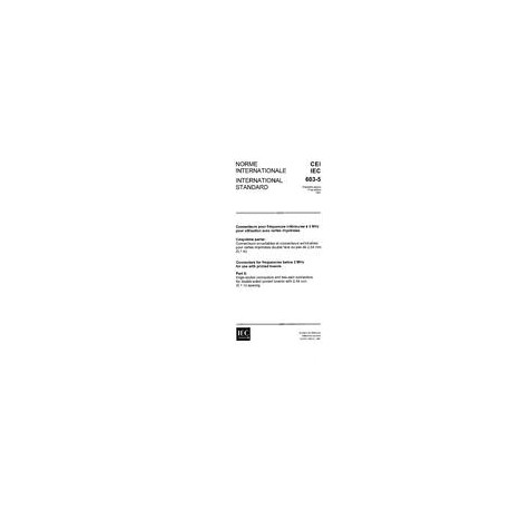 IEC 60603-5 Ed. 1.0 b:1987