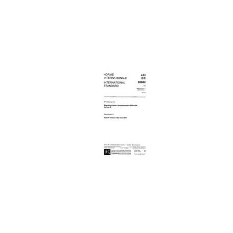 IEC 60602 Amd.1 Ed. 1.0 b:1987