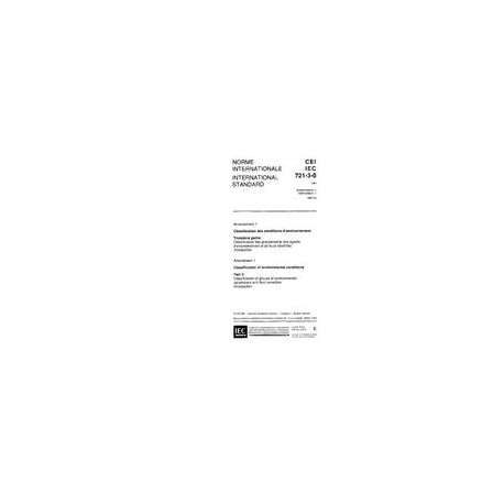 IEC 60721-3-0 Amd.1 Ed. 1.0 b:1987