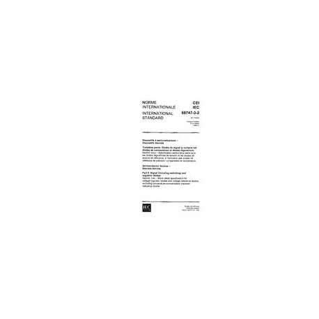 IEC 60747-3-2 Ed. 1.0 b:1986