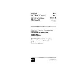 IEC 60581-8 Ed. 1.0 b:1986