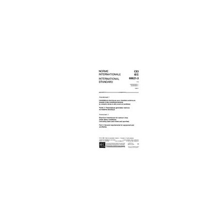 IEC 60621-3 Amd.1 Ed. 1.0 b:1986