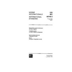 IEC 60748-3 Ed. 1.0 b:1986