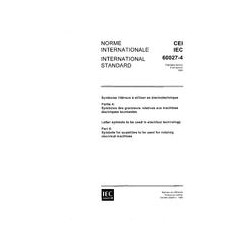IEC 60027-4 Ed. 1.0 b:1985