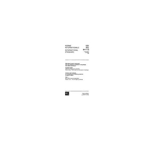IEC 60811-1-2 Ed. 1.0 b:1985