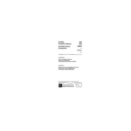 IEC 60547 Amd.1 Ed. 1.0 b:1985