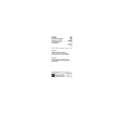 IEC 60344 Amd.1 Ed. 2.0 b:1985