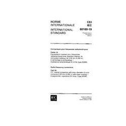 IEC 60169-19 Ed. 1.0 b:1985