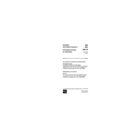 IEC 60169-18 Ed. 1.0 b:1985