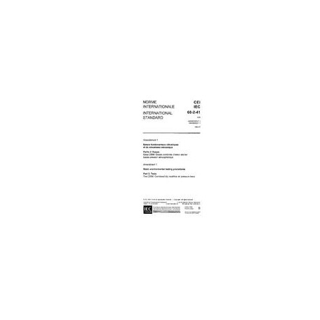 IEC 60068-2-41 Amd.1 Ed. 1.0 b:1983