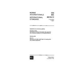 IEC 60118-11 Ed. 1.0 b:1983