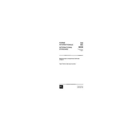 IEC 60558 Ed. 1.0 b:1982