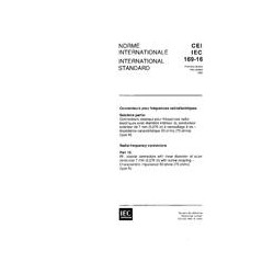 IEC 60169-16 Ed. 1.0 b:1982