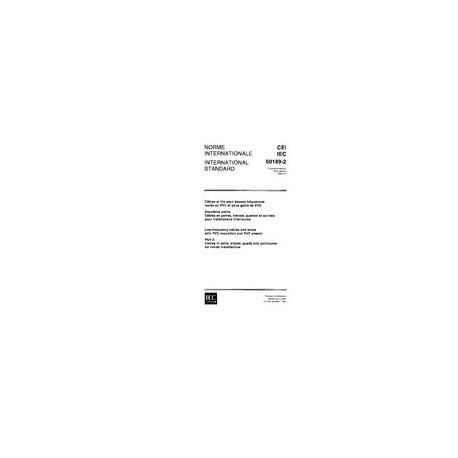 IEC 60189-2 Ed. 3.0 b:1981