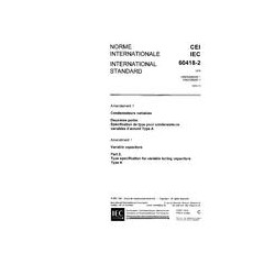 IEC 60418-2 Amd.1 Ed. 1.0 b:1981