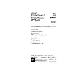 IEC 60418-1 Amd.2 Ed. 1.0 b:1981