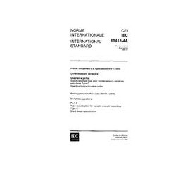 IEC 60418-4A Ed. 1.0 b:1980