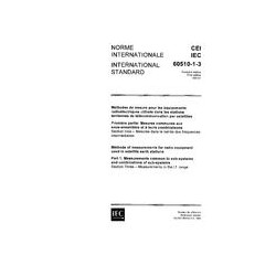 IEC 60510-1-3 Ed. 1.0 b:1980