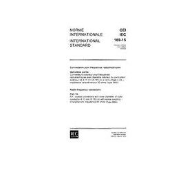 IEC 60169-15 Ed. 1.0 b:1979