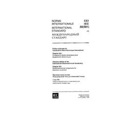 IEC 60050-581 Ed. 1.0 t:1978