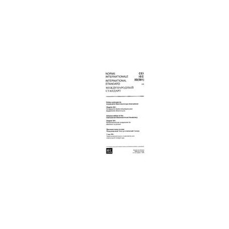 IEC 60050-581 Ed. 1.0 t:1978