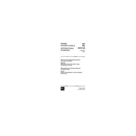 IEC 60151-28 Ed. 1.0 b:1978