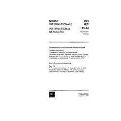 IEC 60169-14 Ed. 1.0 b:1977