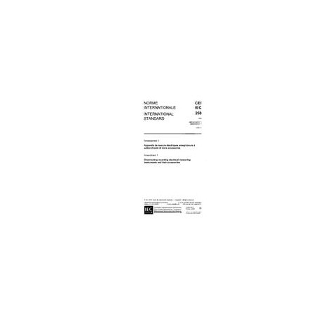 IEC 60258 Amd.1 Ed. 1.0 b:1976