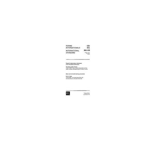 IEC 60068-2-39 Ed. 1.0 b:1976