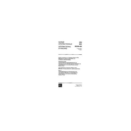 IEC 60244-4A Ed. 1.0 b:1976