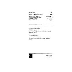 IEC 60418-3 Ed. 1.0 b:1976