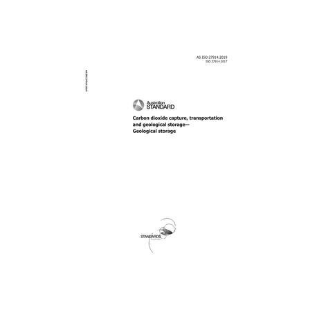 AS ISO 27914:2019