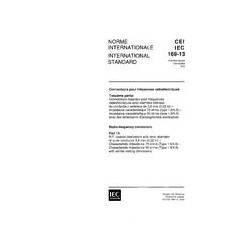 IEC 60169-13 Ed. 1.0 b:1976
