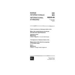 IEC 60235-4A Ed. 1.0 b:1975