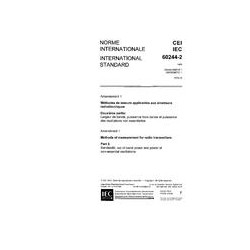 IEC 60244-2 Amd.1 Ed. 1.0 b:1974