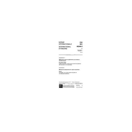 IEC 60244-2 Amd.1 Ed. 1.0 b:1974