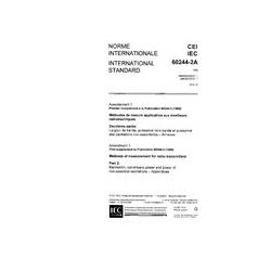 IEC 60244-2A Amd.1 Ed. 1.0 b:1973