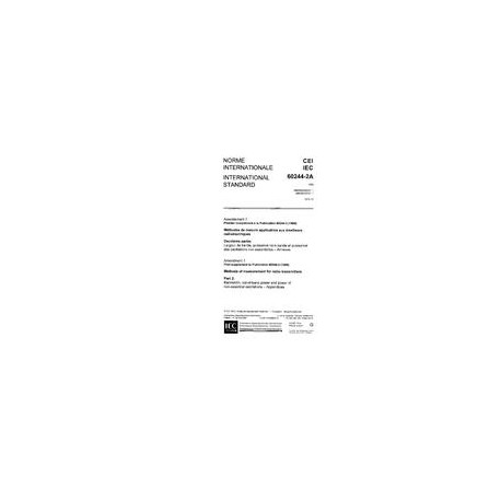 IEC 60244-2A Amd.1 Ed. 1.0 b:1973