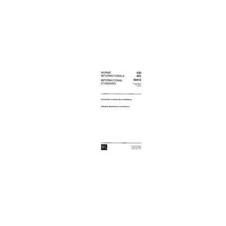 IEC 60412 Ed. 1.0 b:1973
