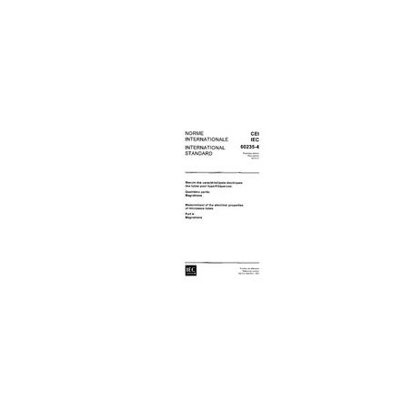 IEC 60235-4 Ed. 1.0 b:1972