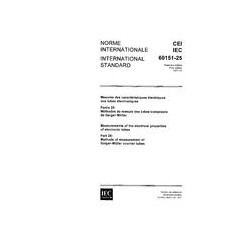 IEC 60151-25 Ed. 1.0 b:1971