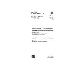 IEC 60079-4A Ed. 1.0 b:1970